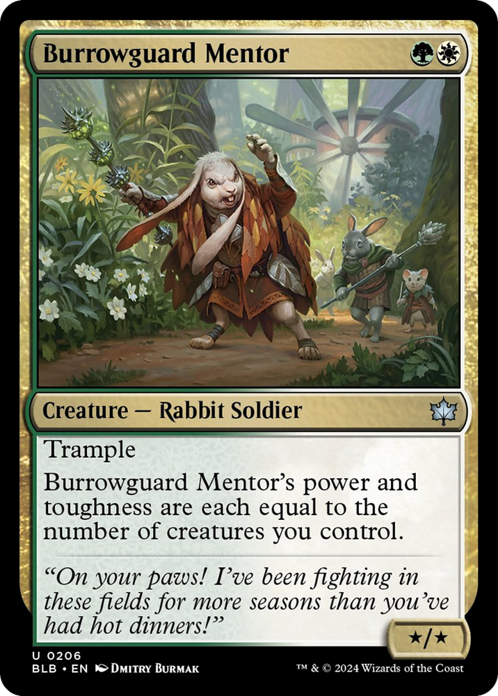 Burrowguard Mentor [Bloomburrow] Magic: The Gathering
