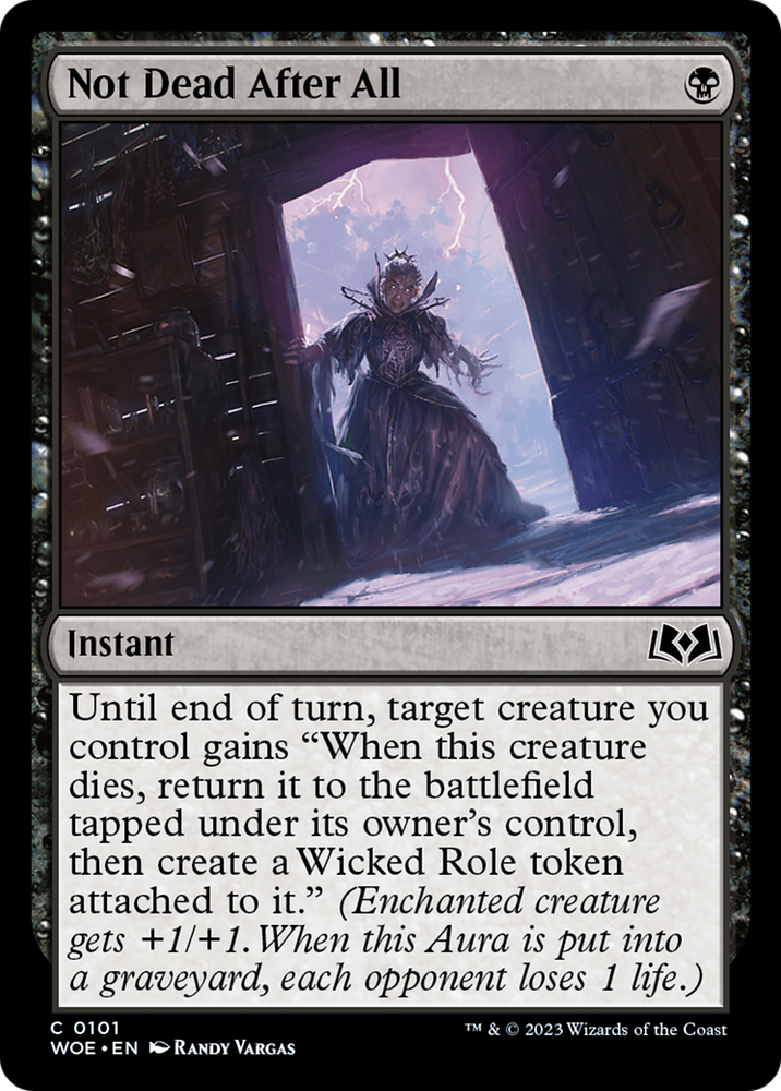 Not Dead After All [Wilds of Eldraine] Magic: The Gathering