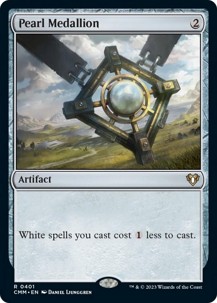 Pearl Medallion [Commander Masters] Magic: The Gathering