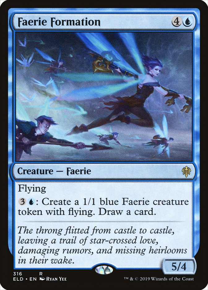 Faerie Formation [Throne of Eldraine] Magic: The Gathering