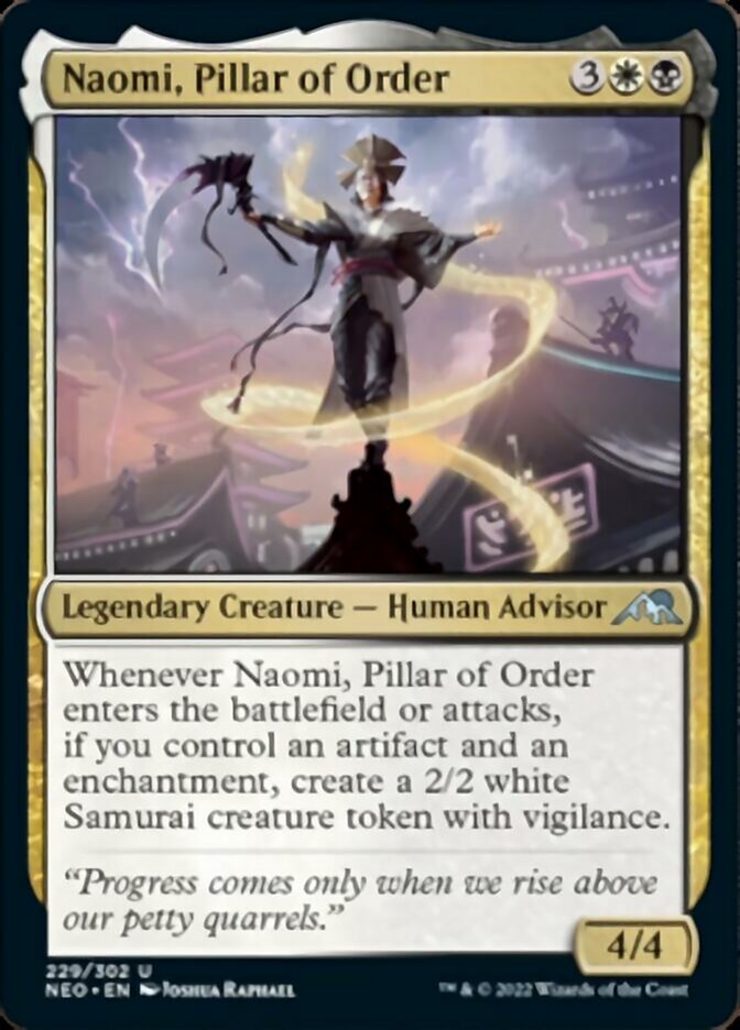 Naomi, Pillar of Order [Kamigawa: Neon Dynasty] Magic: The Gathering
