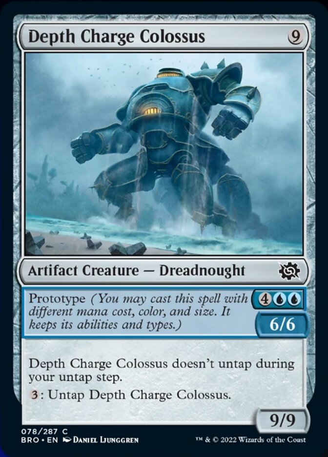 Depth Charge Colossus [The Brothers' War] Magic: The Gathering
