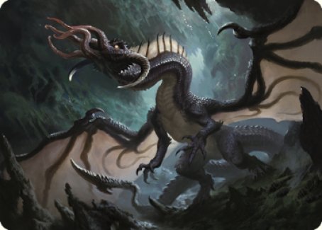 Brainstealer Dragon Art Card [Commander Legends: Battle for Baldur's Gate Art Series] Magic: The Gathering