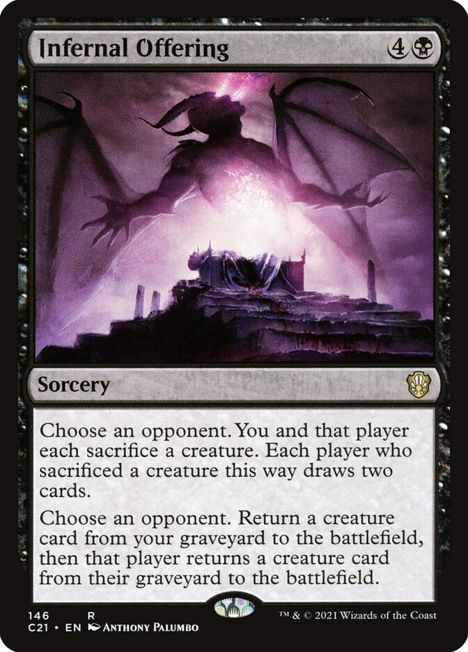 Infernal Offering [Commander 2021] Magic: The Gathering
