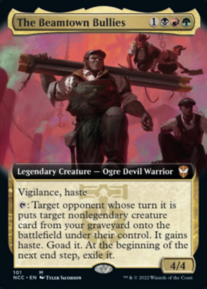 The Beamtown Bullies (Extended Art) [Streets of New Capenna Commander] Magic: The Gathering