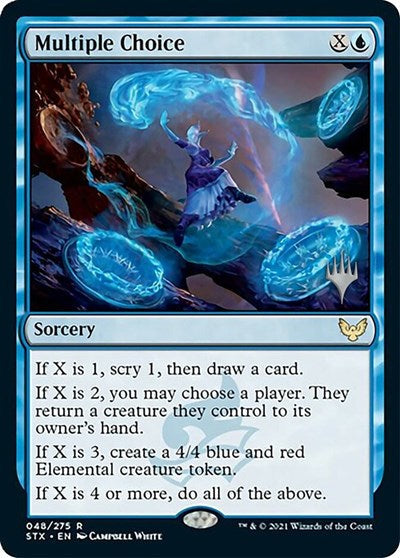 Multiple Choice (Promo Pack) [Strixhaven: School of Mages Promos] Magic: The Gathering