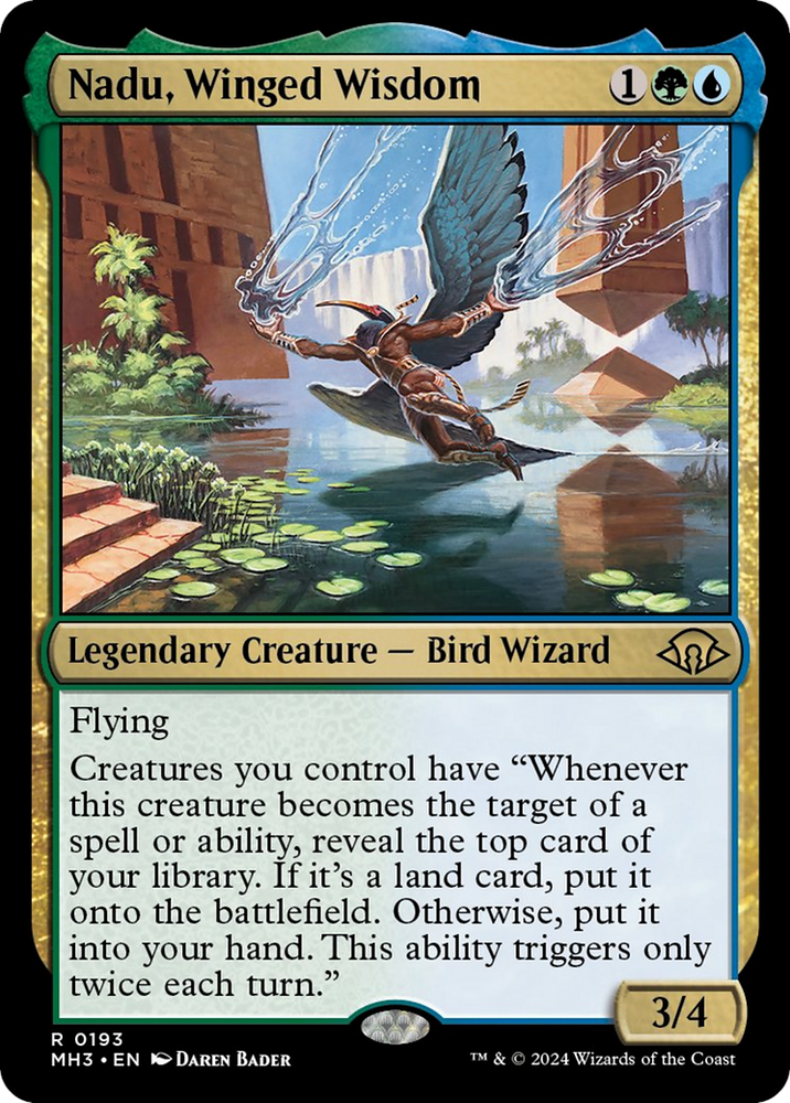 Nadu, Winged Wisdom [Modern Horizons 3] Magic: The Gathering