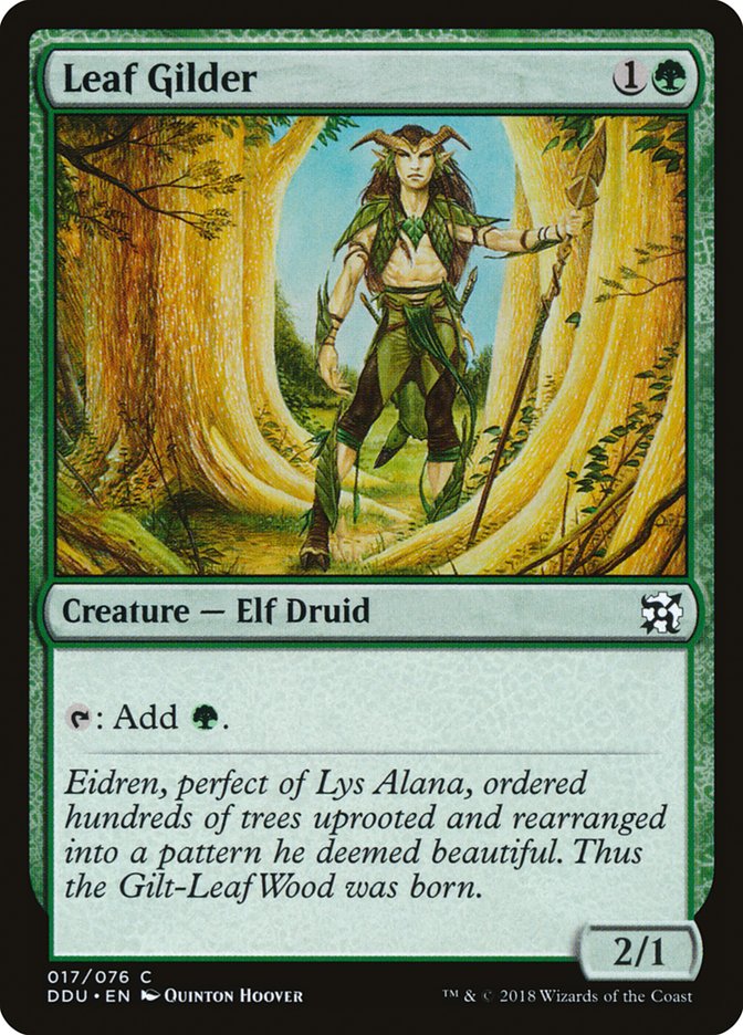 Leaf Gilder [Duel Decks: Elves vs. Inventors] Magic: The Gathering
