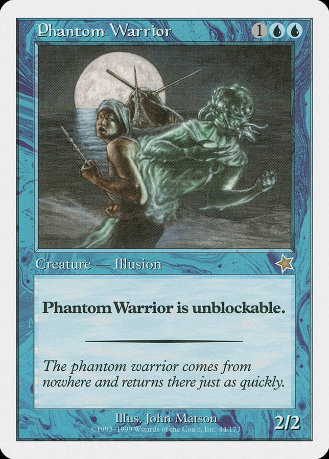 Phantom Warrior [Starter 1999] Magic: The Gathering