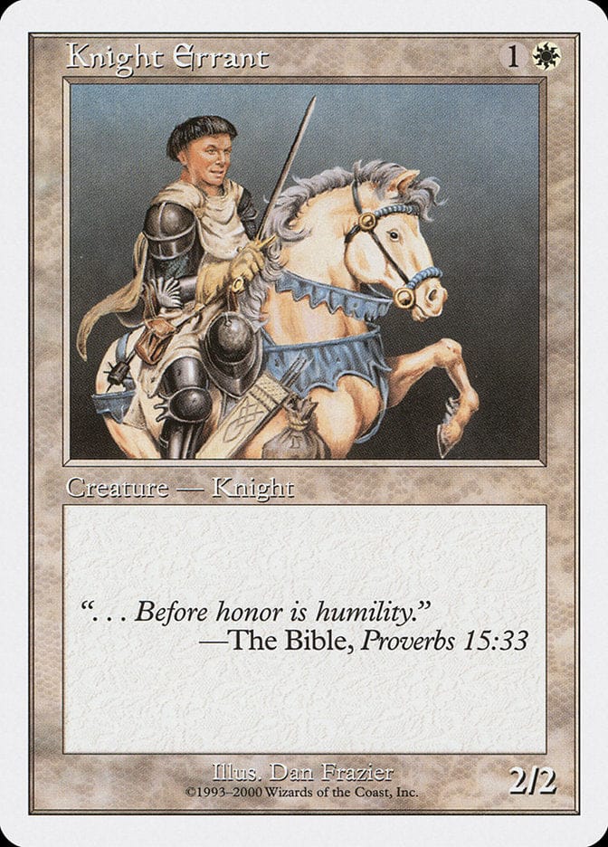 Knight Errant [Starter 2000] Magic: The Gathering