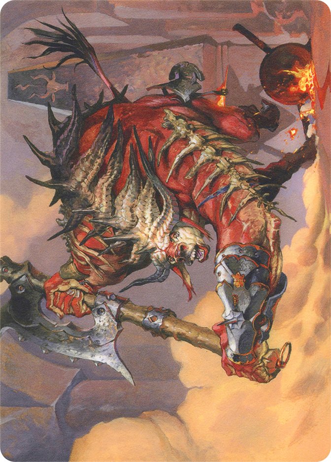 Spinehorn Minotaur // Spinehorn Minotaur [Modern Horizons Art Series] Magic: The Gathering