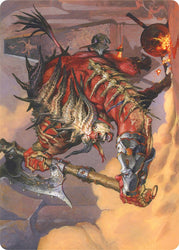 Spinehorn Minotaur // Spinehorn Minotaur [Modern Horizons Art Series] Magic: The Gathering