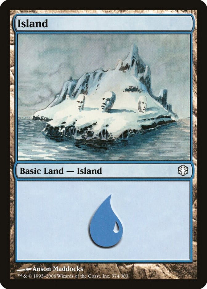 Island (374) [Coldsnap Theme Decks] Magic: The Gathering