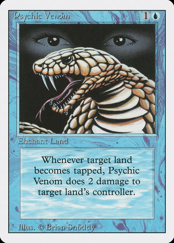 Psychic Venom [Revised Edition] Magic: The Gathering