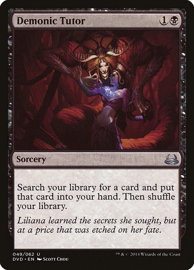 Demonic Tutor (Divine vs. Demonic) [Duel Decks Anthology] Magic: The Gathering
