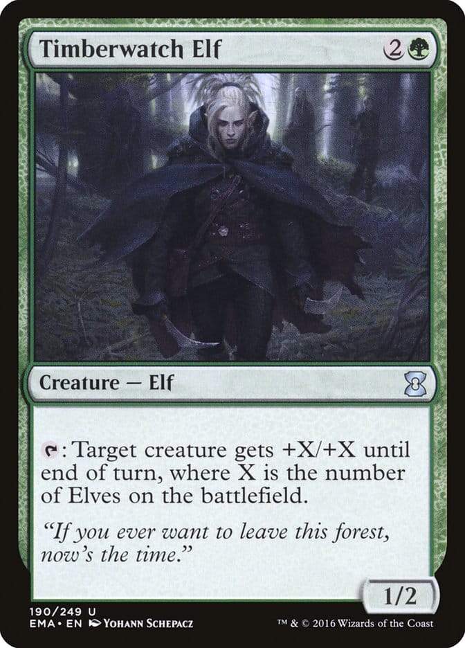 Timberwatch Elf [Eternal Masters] Magic: The Gathering