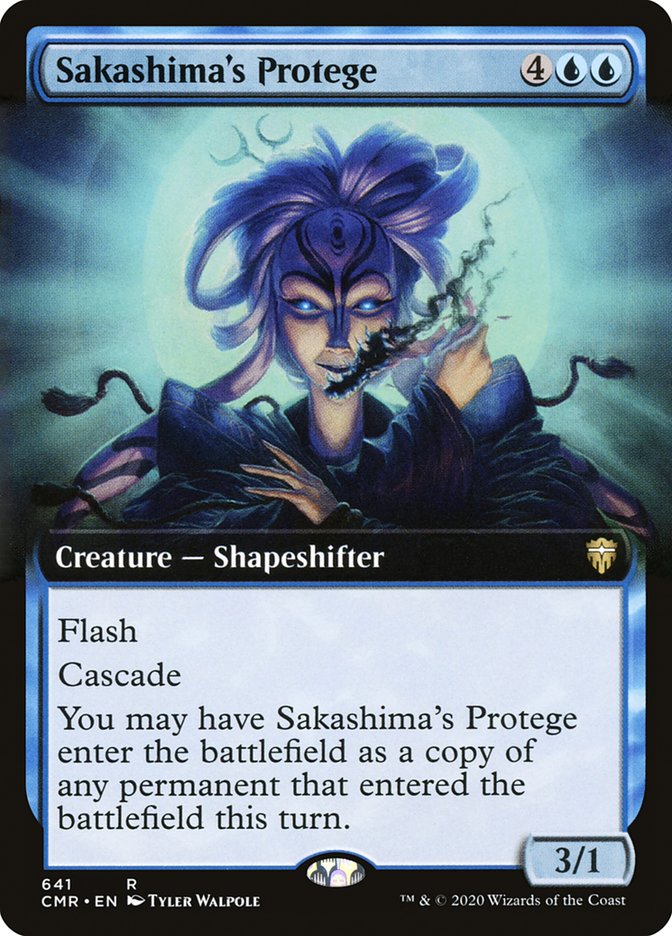 Sakashima's Protege (Extended Art) [Commander Legends] Magic: The Gathering