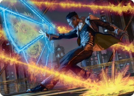 Wingshield Agent Art Card [Streets of New Capenna Art Series] Magic: The Gathering
