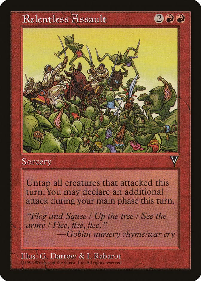Relentless Assault [Visions] Magic: The Gathering