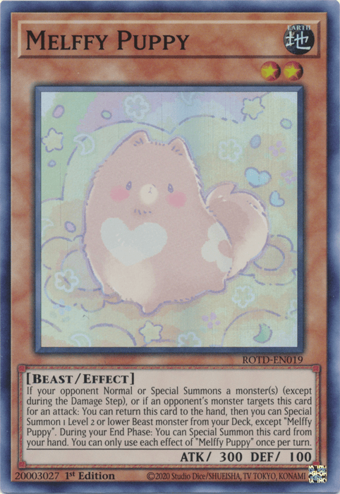 Melffy Puppy [ROTD-EN019] Super Rare - Yugioh Cards For Your TCG Needs!
