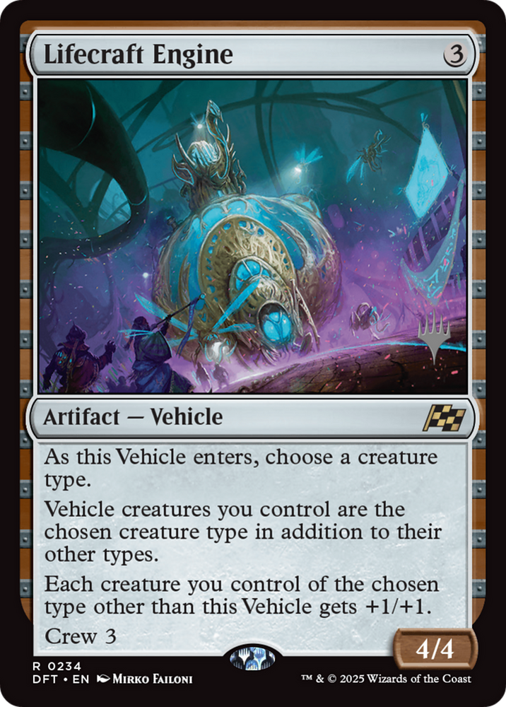 Lifecraft Engine (Promo Pack) [Aetherdrift Promos] Magic: The Gathering