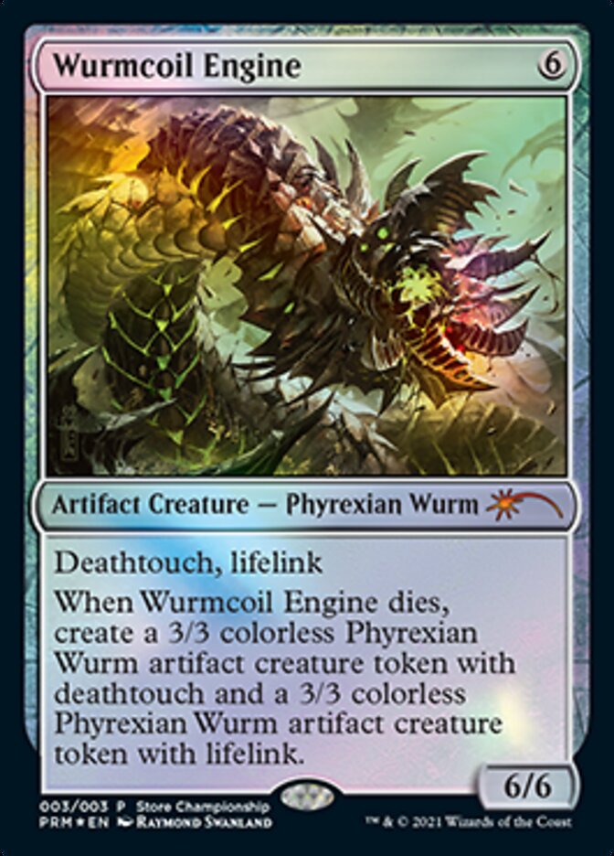 Wurmcoil Engine [Wizards Play Network 2021] Magic: The Gathering