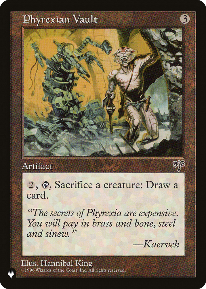 Phyrexian Vault [The List] Magic: The Gathering