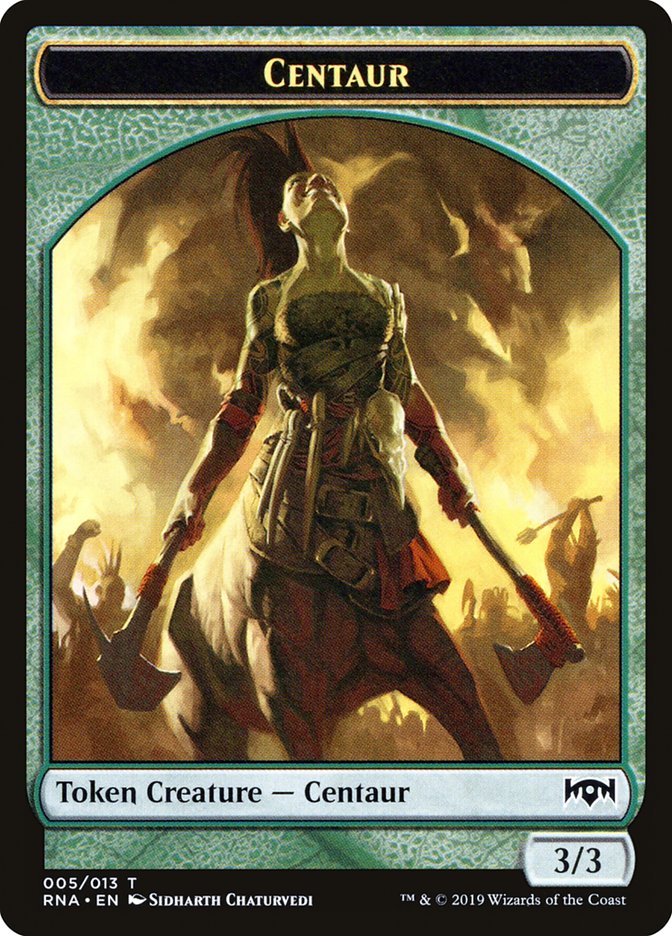 Centaur Token [Ravnica Allegiance Tokens] Magic: The Gathering