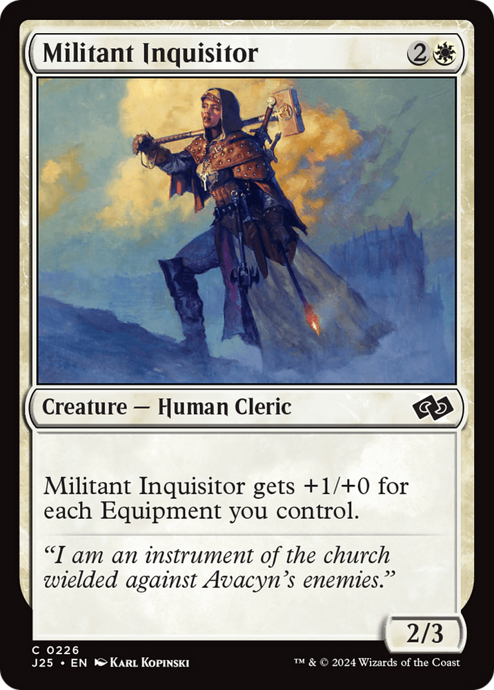 Militant Inquisitor [Foundations Jumpstart] Magic: The Gathering