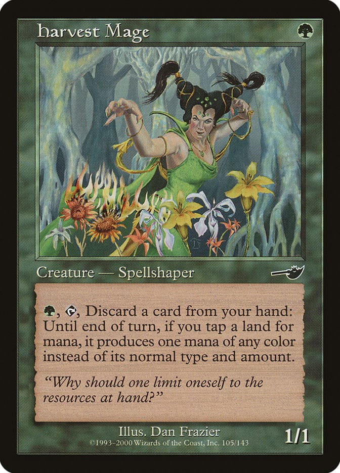 Harvest Mage [Nemesis] Magic: The Gathering