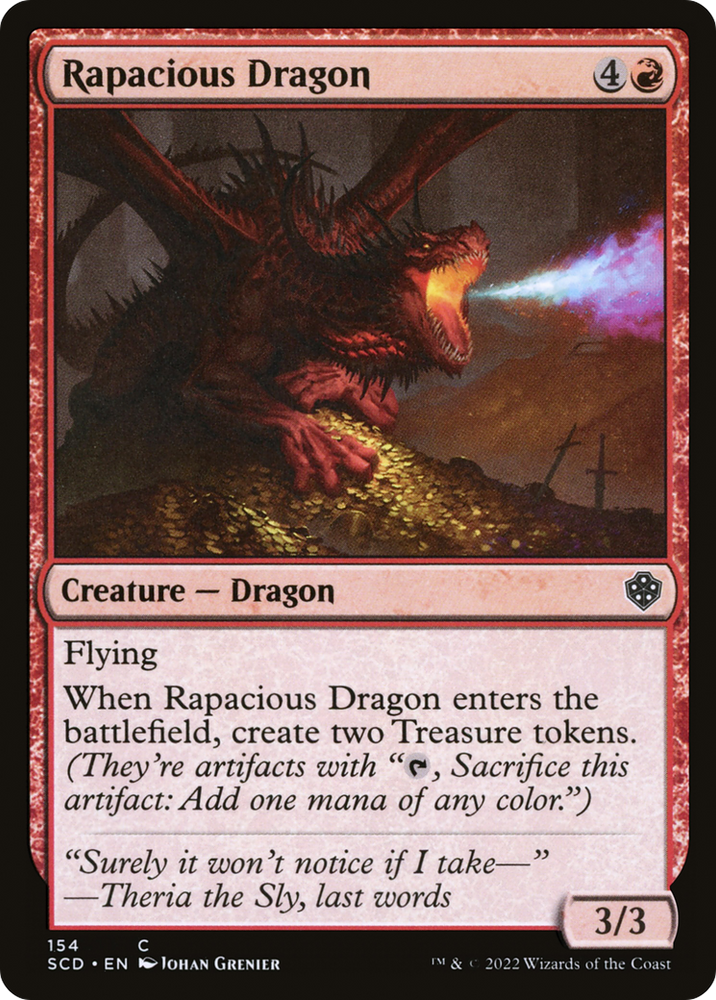 Rapacious Dragon [Starter Commander Decks] Magic: The Gathering