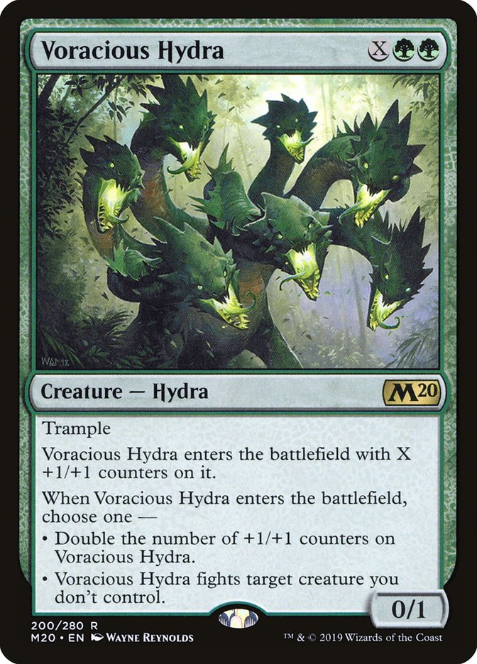 Voracious Hydra [Core Set 2020] Magic: The Gathering
