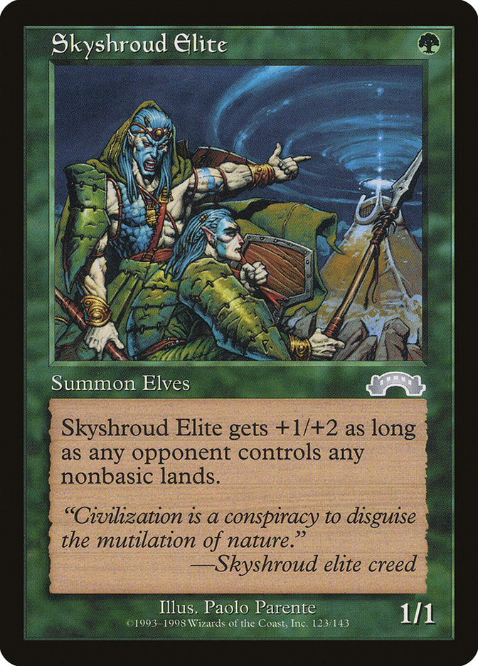 Skyshroud Elite [Exodus] Magic: The Gathering
