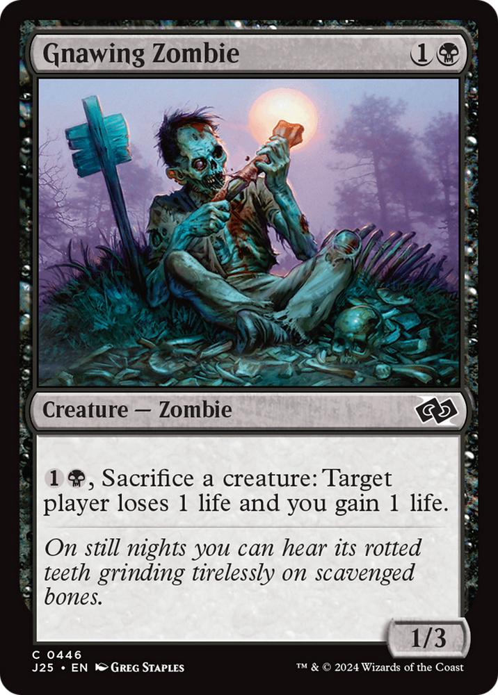 Gnawing Zombie [Foundations Jumpstart] Magic: The Gathering