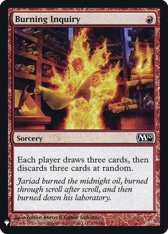 Burning Inquiry [Mystery Booster] Magic: The Gathering