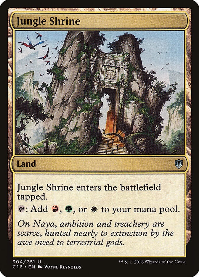 Jungle Shrine [Commander 2016] Magic: The Gathering