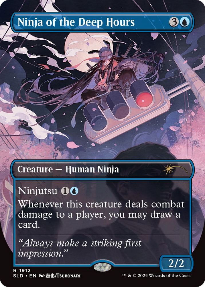 Ninja of the Deep Hours (Rainbow Foil) [Secret Lair Drop Series] Magic: The Gathering