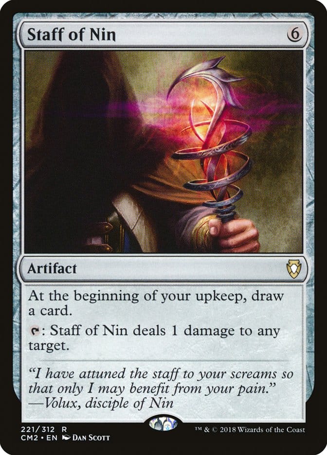 Staff of Nin [Commander Anthology Volume II] Magic: The Gathering