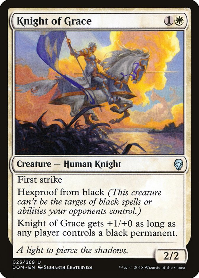Knight of Grace [Dominaria] Magic: The Gathering