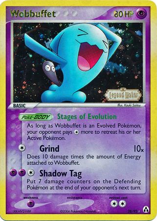 Wobbuffet (28/92) (Stamped) [EX: Legend Maker] Pokémon