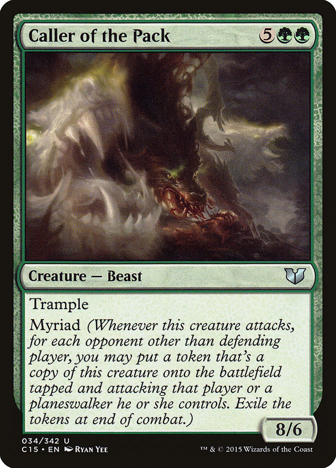 Caller of the Pack [Commander 2015] Magic: The Gathering