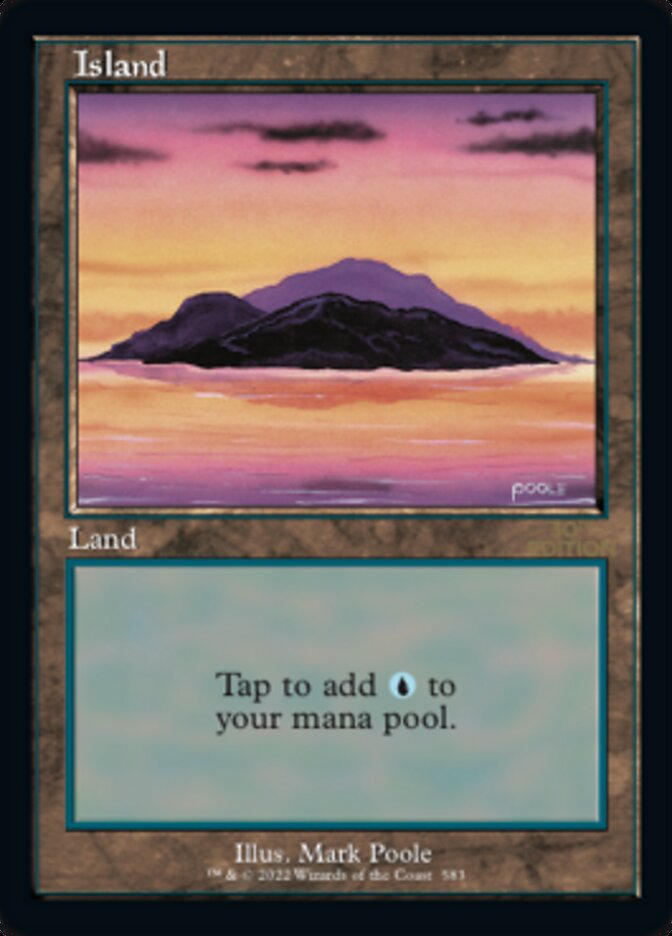 Island (Retro) (583) [30th Anniversary Edition] Magic: The Gathering