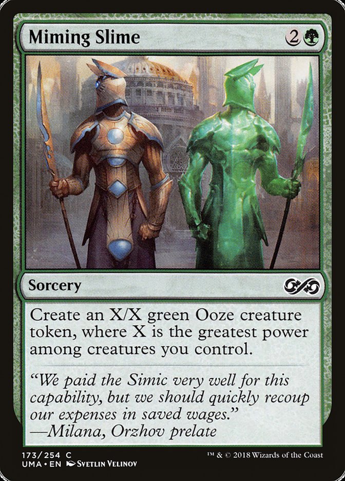 Miming Slime [Ultimate Masters] Magic: The Gathering