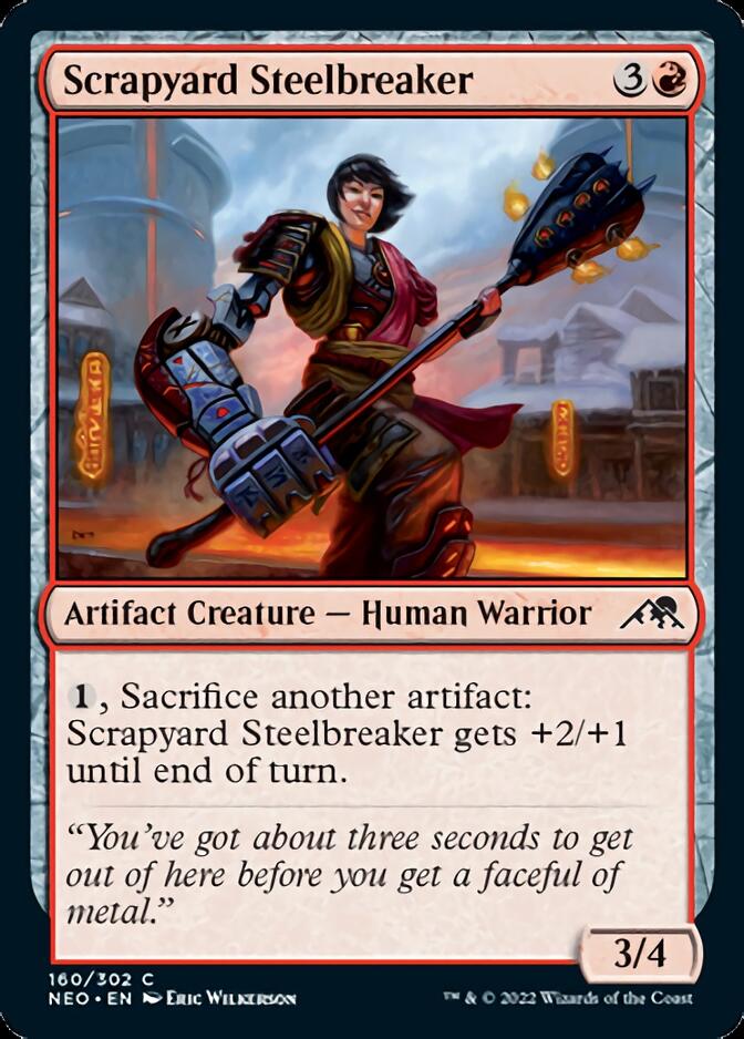Scrapyard Steelbreaker [Kamigawa: Neon Dynasty] Magic: The Gathering