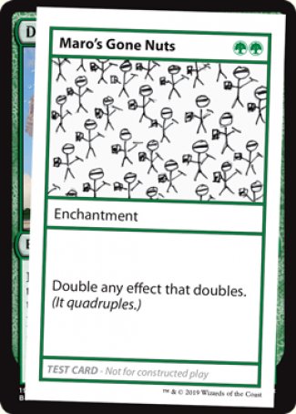 Maro's Gone Nuts (2021 Edition) [Mystery Booster Playtest Cards] Magic: The Gathering