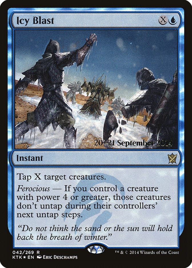 Icy Blast [Khans of Tarkir Prerelease Promos] Magic: The Gathering