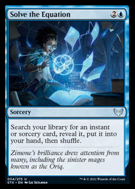 Solve the Equation [Strixhaven: School of Mages] Magic: The Gathering