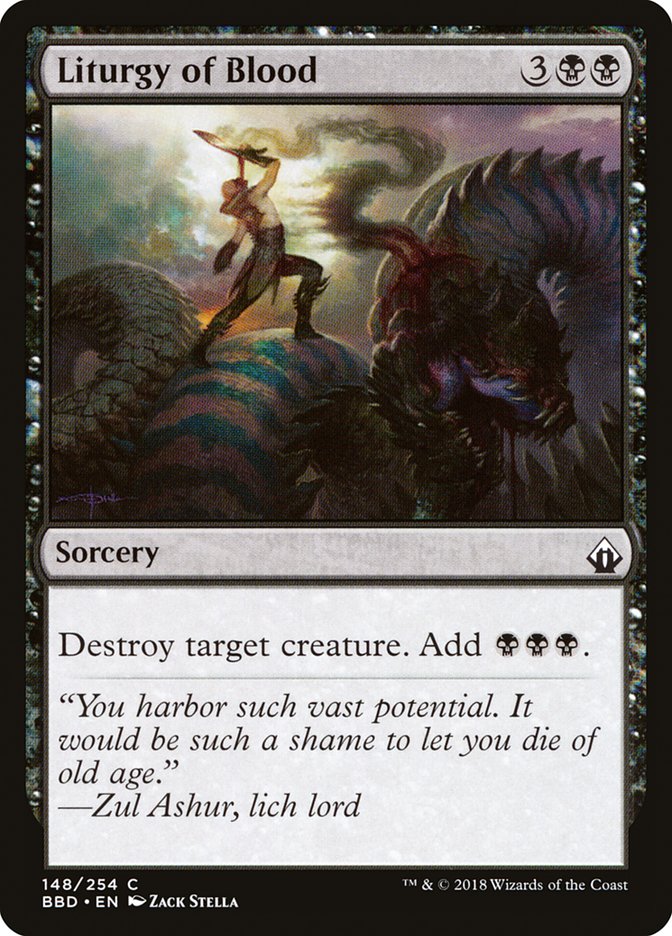Liturgy of Blood [Battlebond] Magic: The Gathering