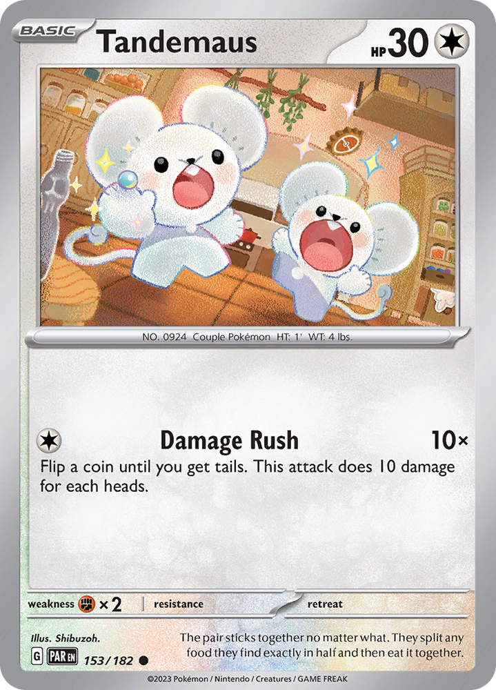 Tandemaus (153/182) [Scarlet & Violet: Paradox Rift] Pokémon