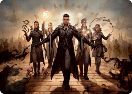 Silverquill Command Art Card [Strixhaven: School of Mages Art Series] Magic: The Gathering